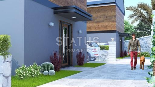 Новый проект Вилл 3+1 и 4+1 с собственными участками и панорамным видом на море. Бекташ, Алания. фото 5