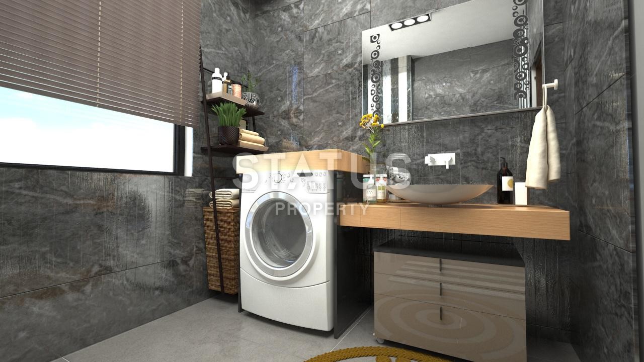 Новый проект Вилл 3+1 и 4+1 с собственными участками и панорамным видом на море. Бекташ, Алания. фото 16