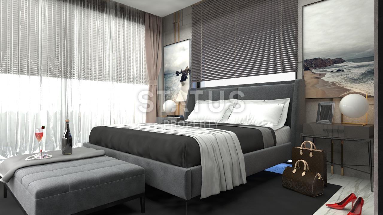 Новый проект Вилл 3+1 и 4+1 с собственными участками и панорамным видом на море. Бекташ, Алания. фото 19