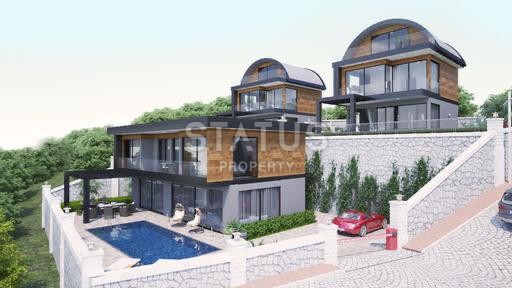 Новый проект Вилл 3+1 и 4+1 с собственными участками и панорамным видом на море. Бекташ, Алания. фото 20