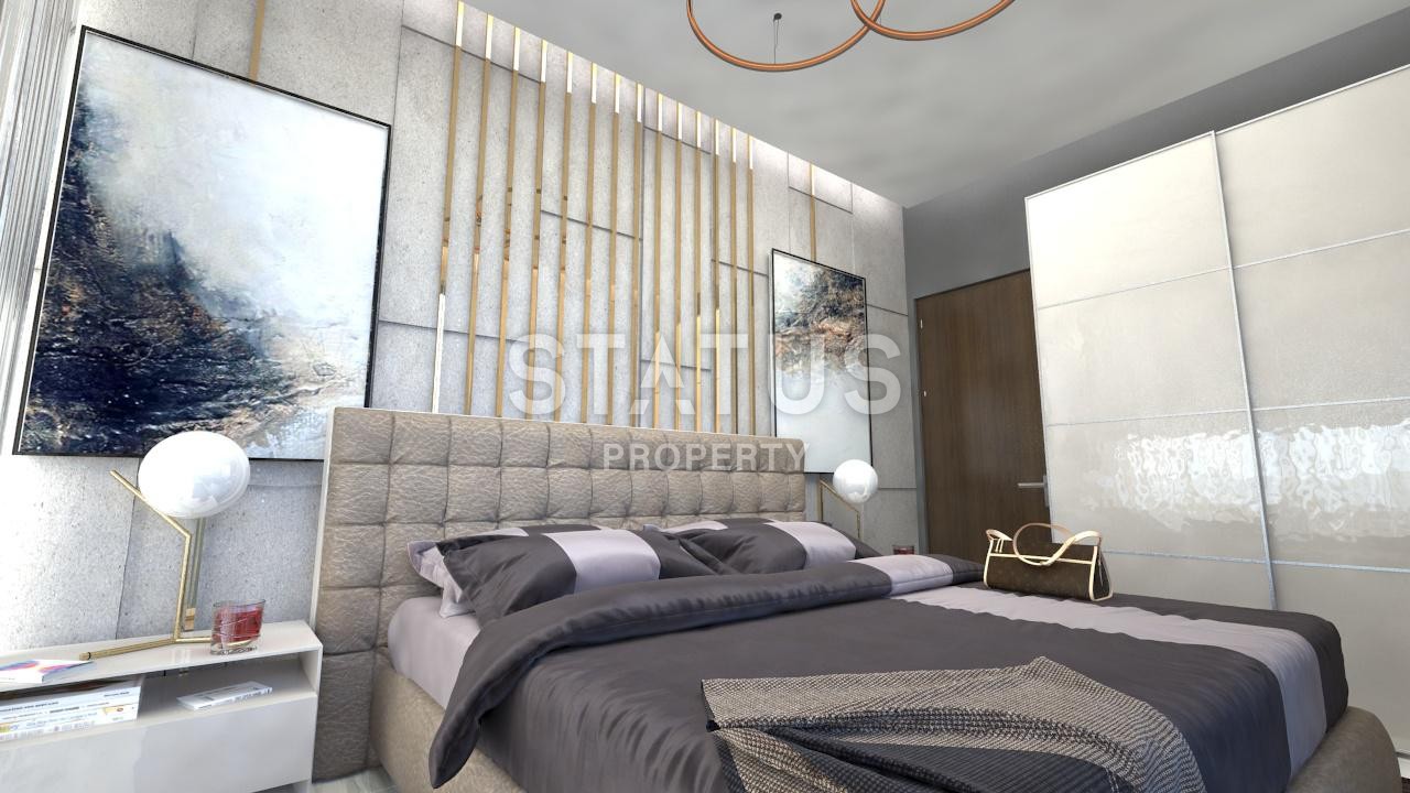 Новый проект Вилл 3+1 и 4+1 с собственными участками и панорамным видом на море. Бекташ, Алания. фото 21