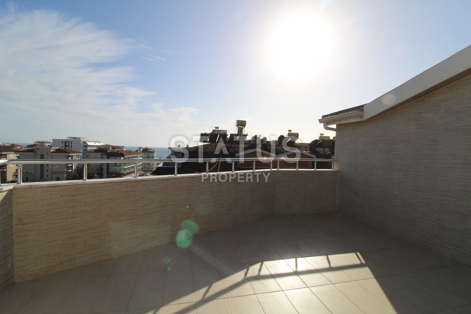 Просторные двухуровневые апартаменты 4+1 с видом на море 220м2. Кестель, Алания. фото 5