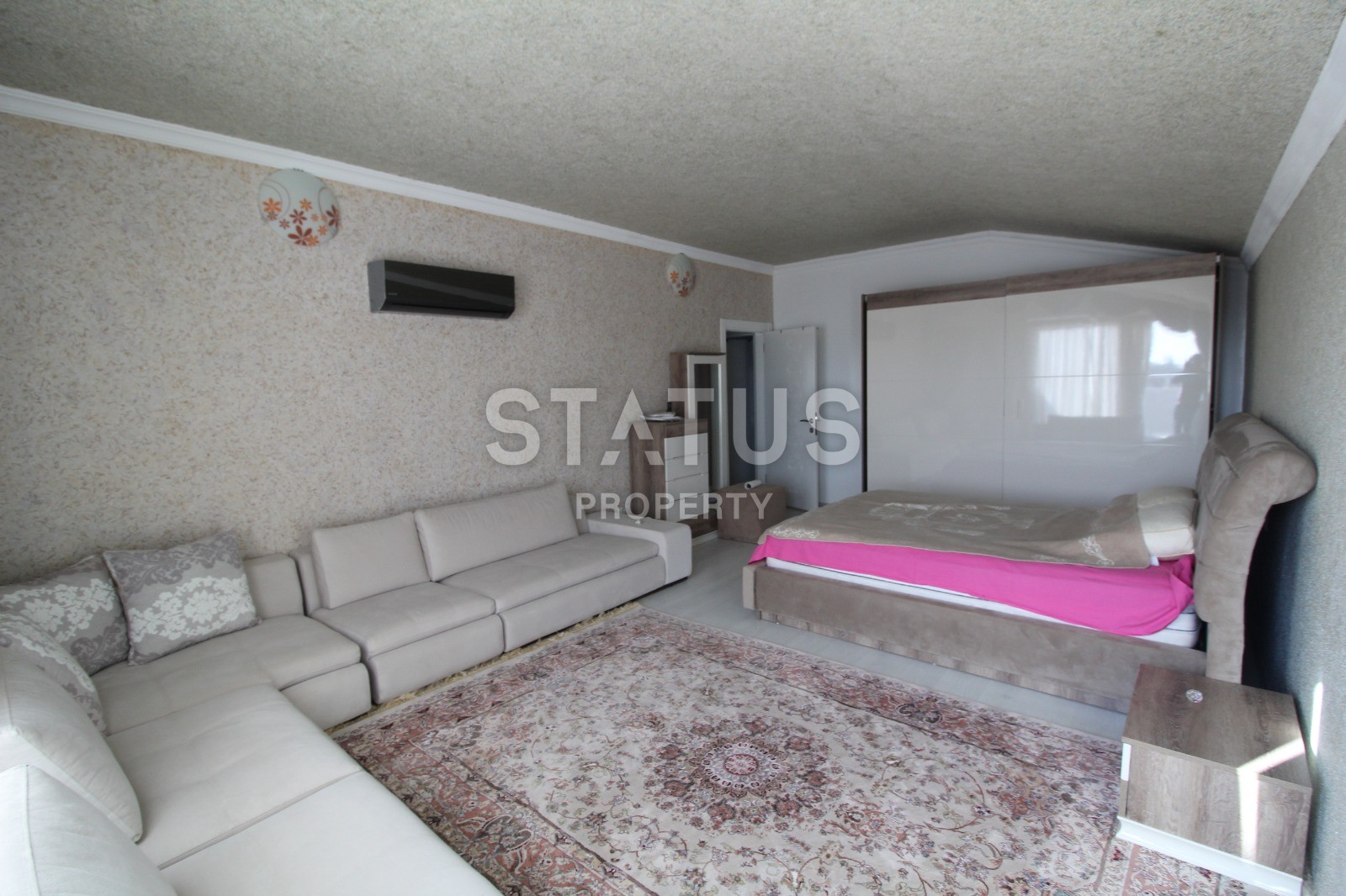 Просторные двухуровневые апартаменты 4+1 с видом на море 220м2. Кестель, Алания. фото 7