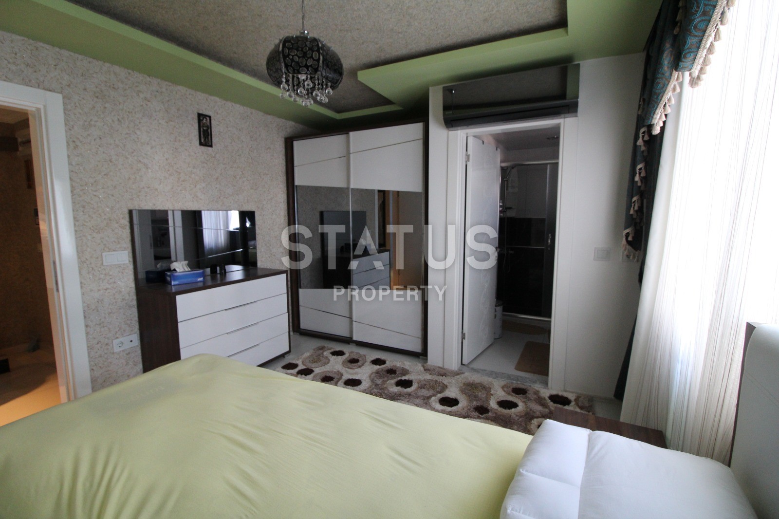 Просторные двухуровневые апартаменты 4+1 с видом на море 220м2. Кестель, Алания. фото 16