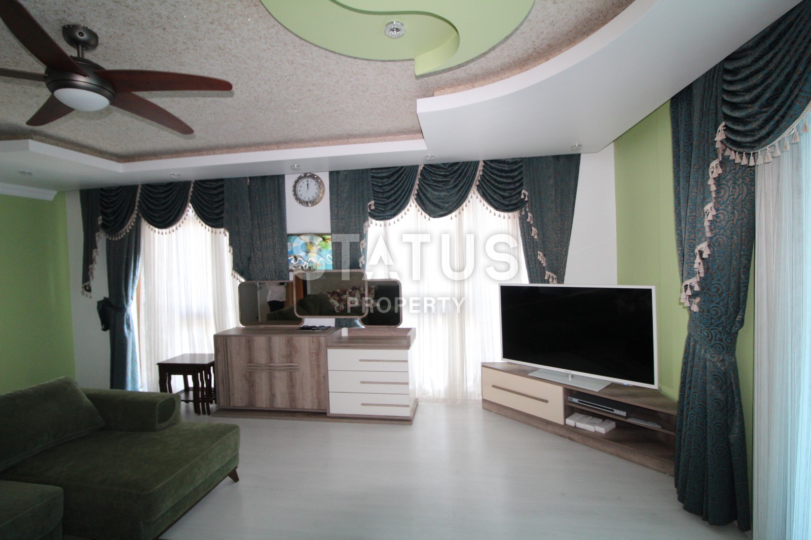 Просторные двухуровневые апартаменты 4+1 с видом на море 220м2. Кестель, Алания. фото 20