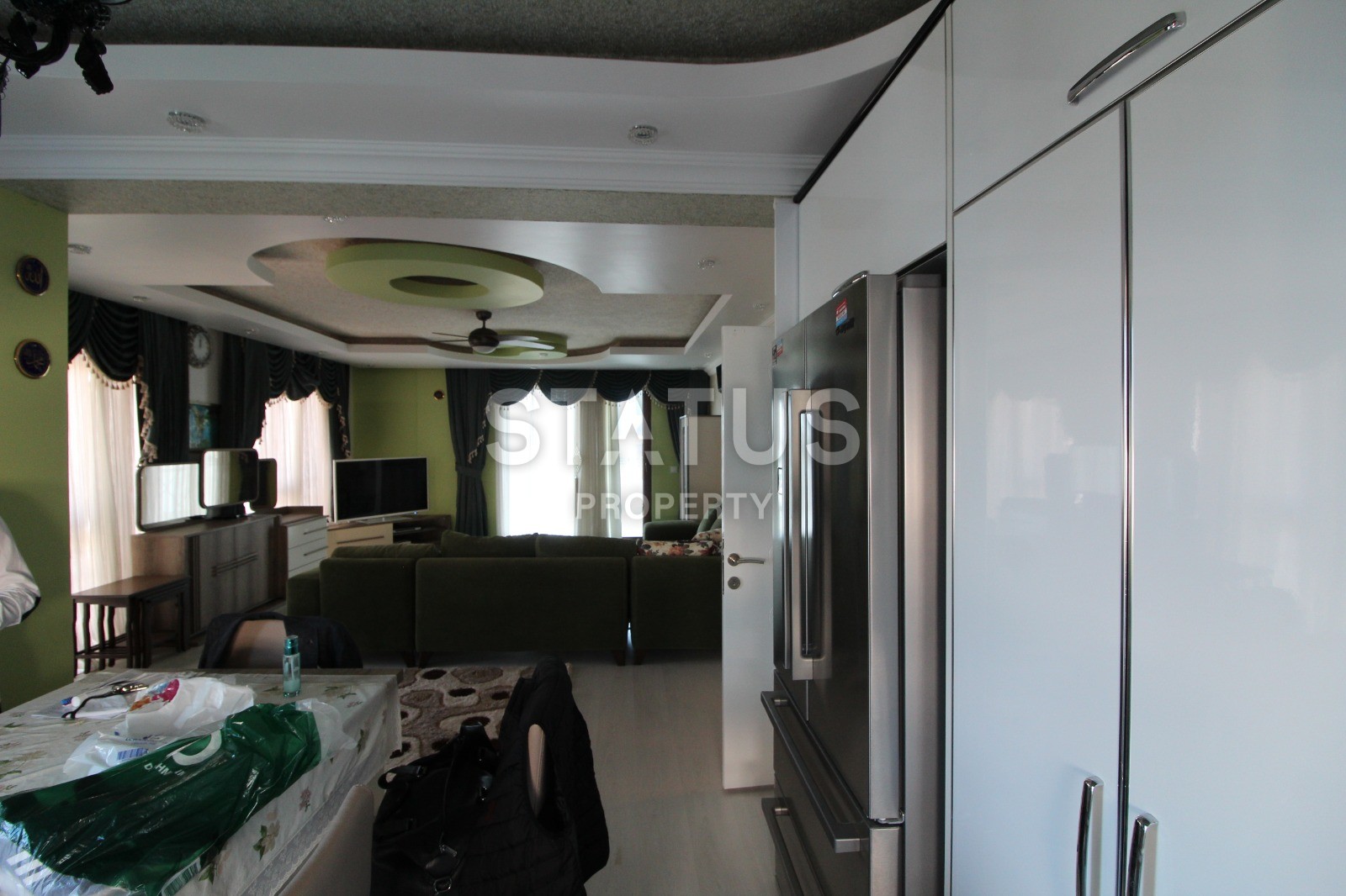 Просторные двухуровневые апартаменты 4+1 с видом на море 220м2. Кестель, Алания. фото 24