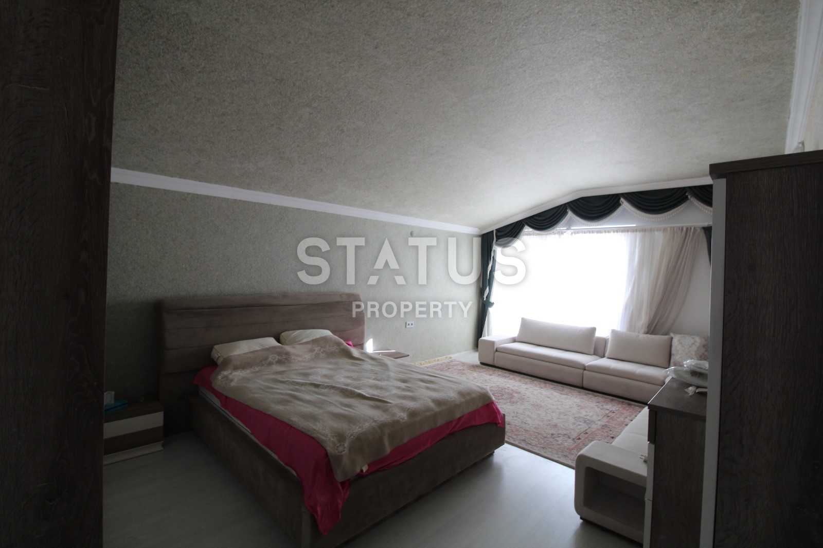 Просторные двухуровневые апартаменты 4+1 с видом на море 220м2. Кестель, Алания. фото 25