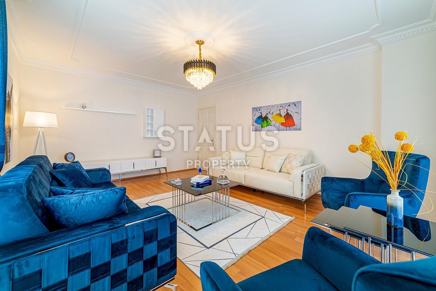 Spacious furnished apartment 2+1, 120 m2 in a complex with a swimming pool. Mahmutlar, Alanya. фото 4