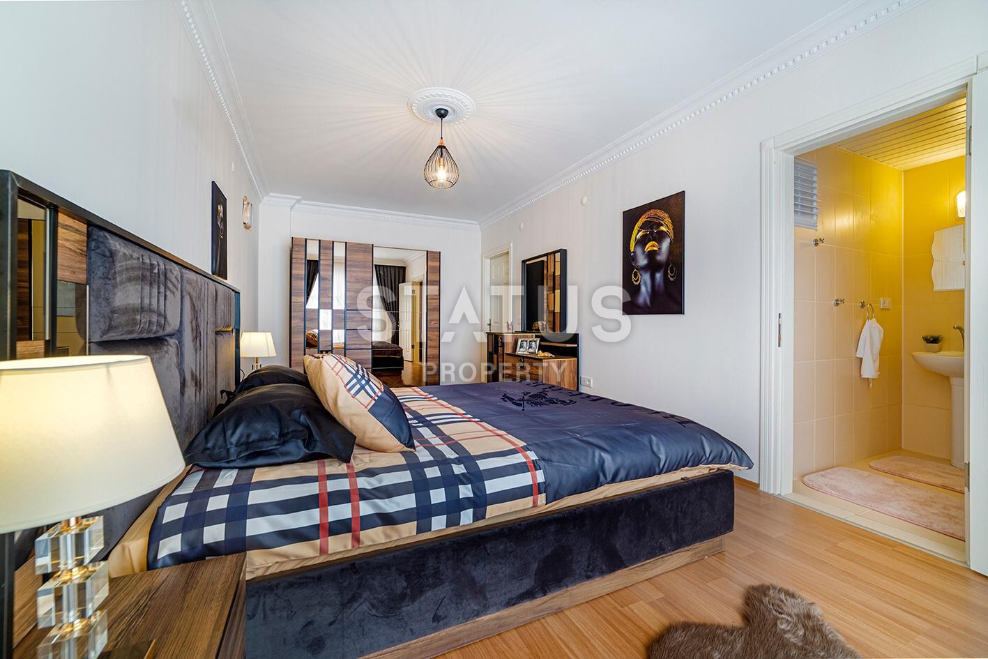 Spacious furnished apartment 2+1, 120 m2 in a complex with a swimming pool. Mahmutlar, Alanya. фото 10