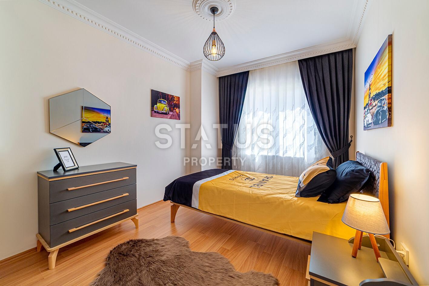 Spacious furnished apartment 2+1, 120 m2 in a complex with a swimming pool. Mahmutlar, Alanya. фото 12