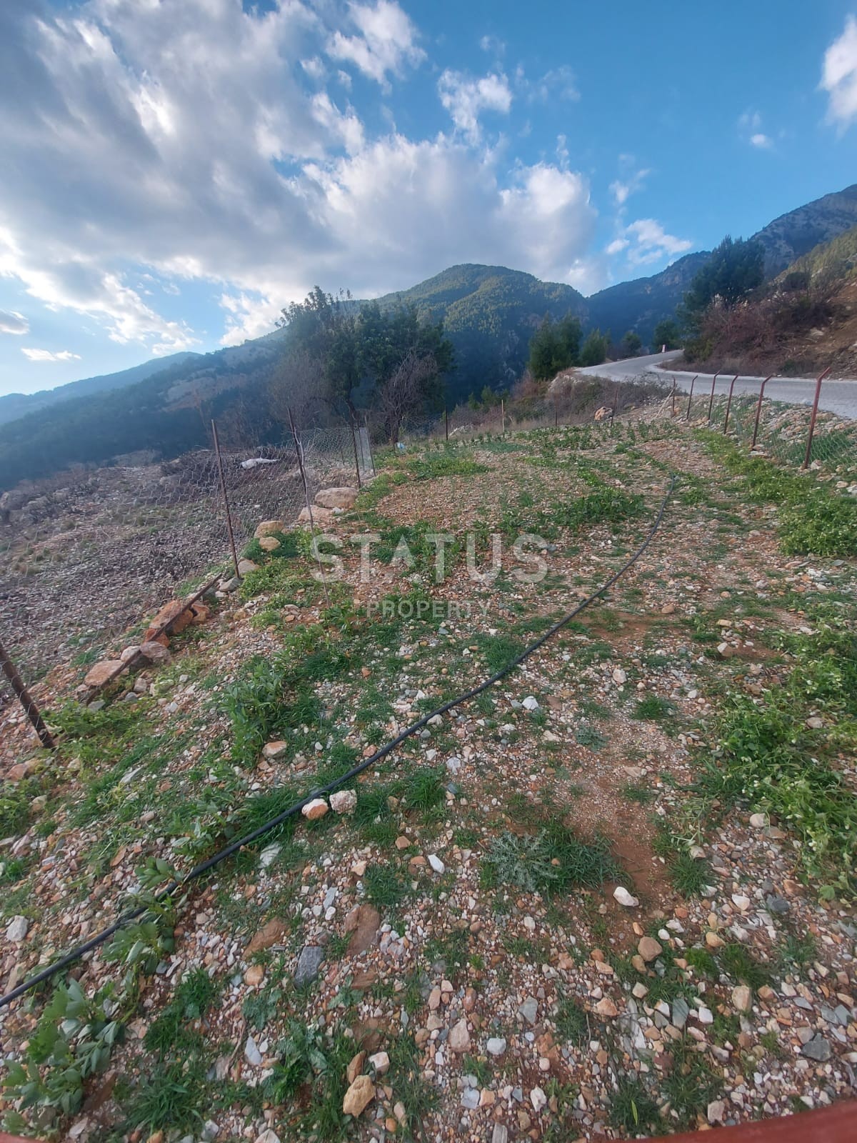Plot of 450 m2 with prefabricated house and sea view in the ecological location of Bademaaci, Alanya. фото 11