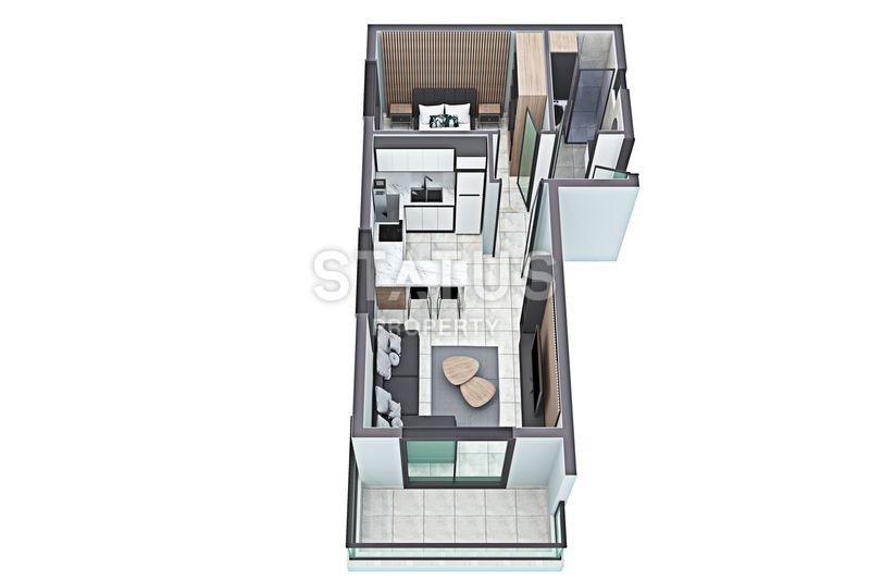Новый инвестиционный проект в Тосмуре. Апартаменты 1+1 и 2+1 от 65 до 140 м2. Хорошая локация. фото 17