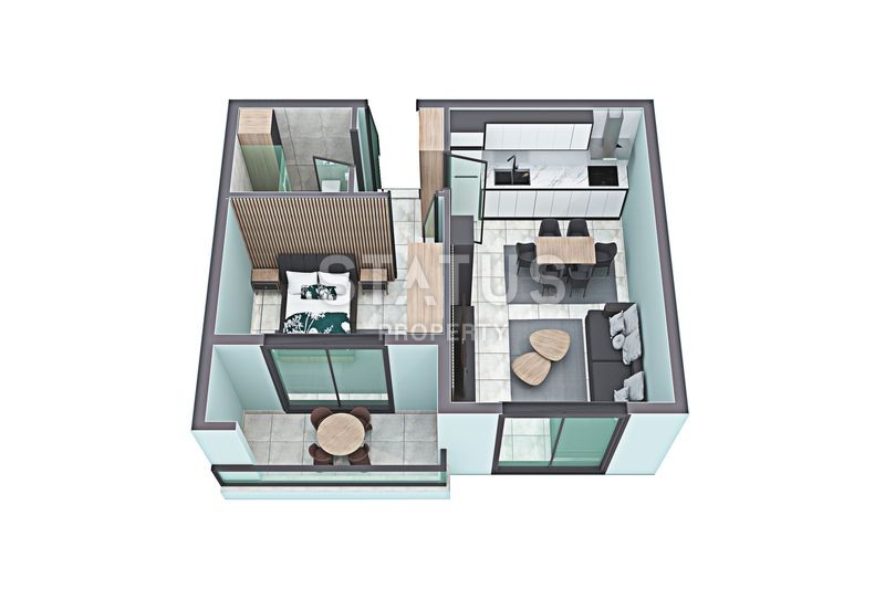 Новый инвестиционный проект в Тосмуре. Апартаменты 1+1 и 2+1 от 65 до 140 м2. Хорошая локация. фото 19