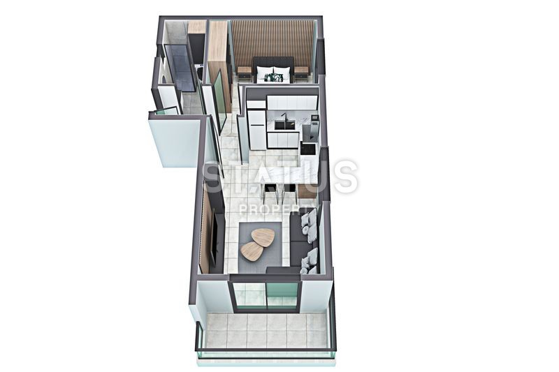Новый инвестиционный проект в Тосмуре. Апартаменты 1+1 и 2+1 от 65 до 140 м2. Хорошая локация. фото 20