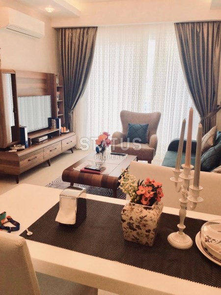 Апартаменты 1+1, 65 м2 с прямым видом на море в элитном комплексе. Махмутлар, Алания фото 5