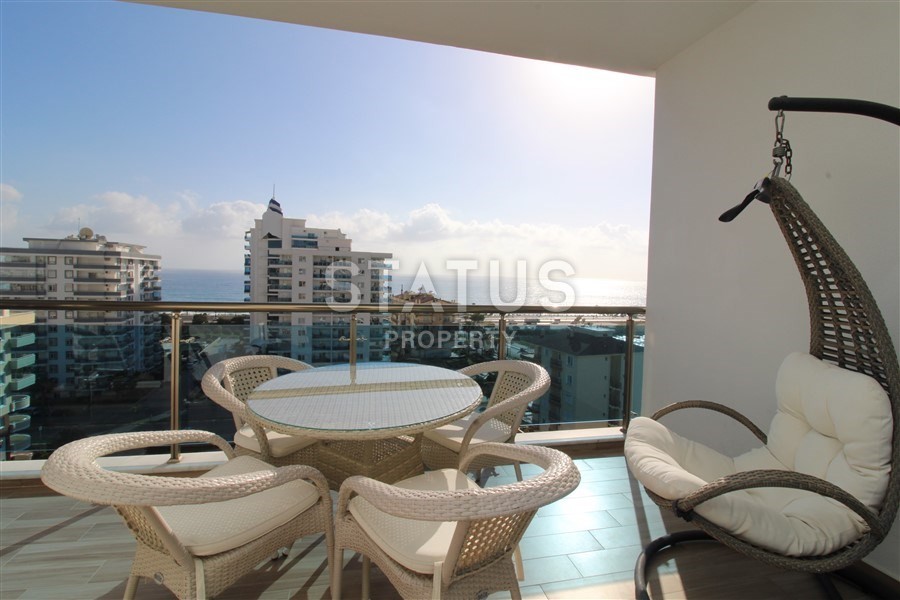 Апартаменты 1+1, 65 м2 с прямым видом на море в элитном комплексе. Махмутлар, Алания фото 10