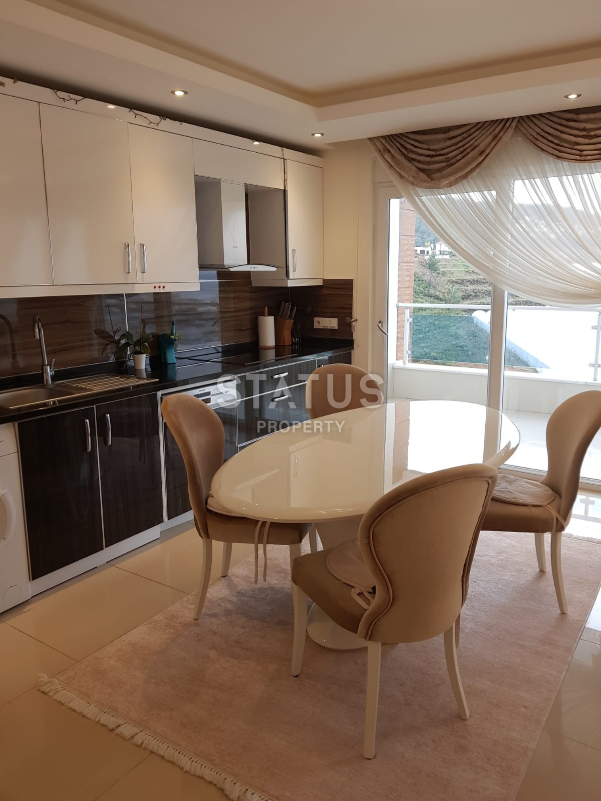 Duplex apartment 3+1, 160m2 with sea view in a luxury complex. Kargicak, Alanya. фото 12