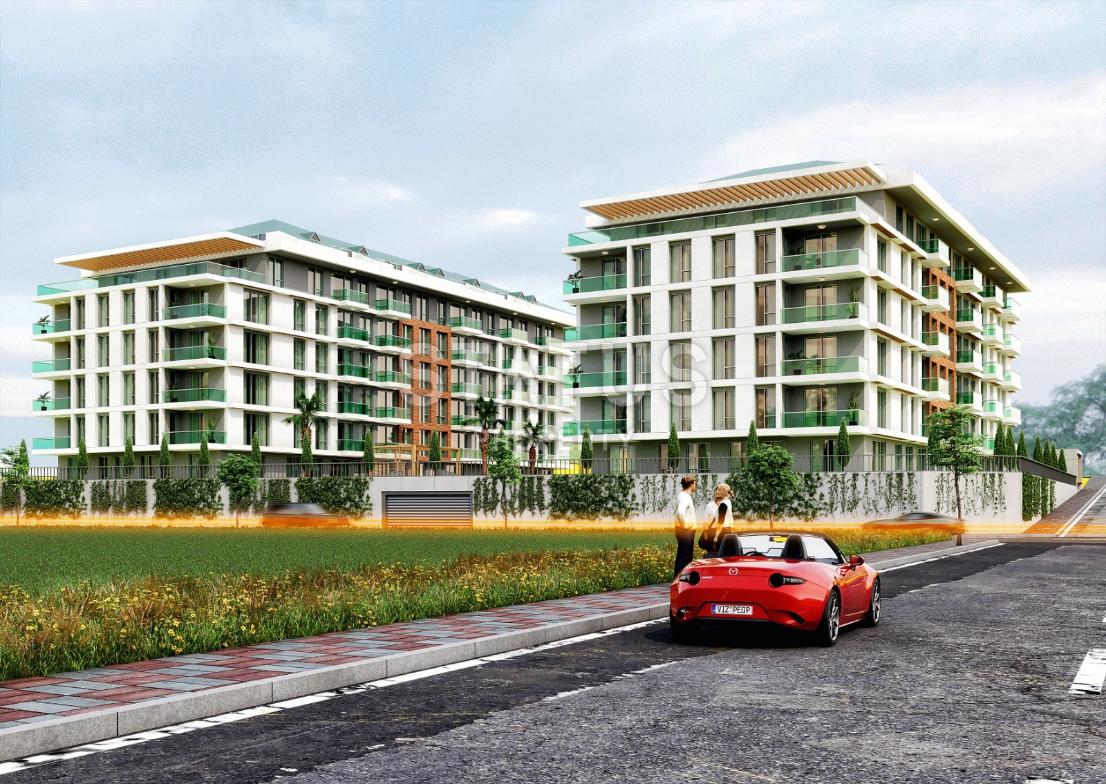 Апартаменты разных планировок от 65 до 234 м2 в элитном комплексе с видом на море и озеро. Буюкчекмедже, Стамбул. фото 10