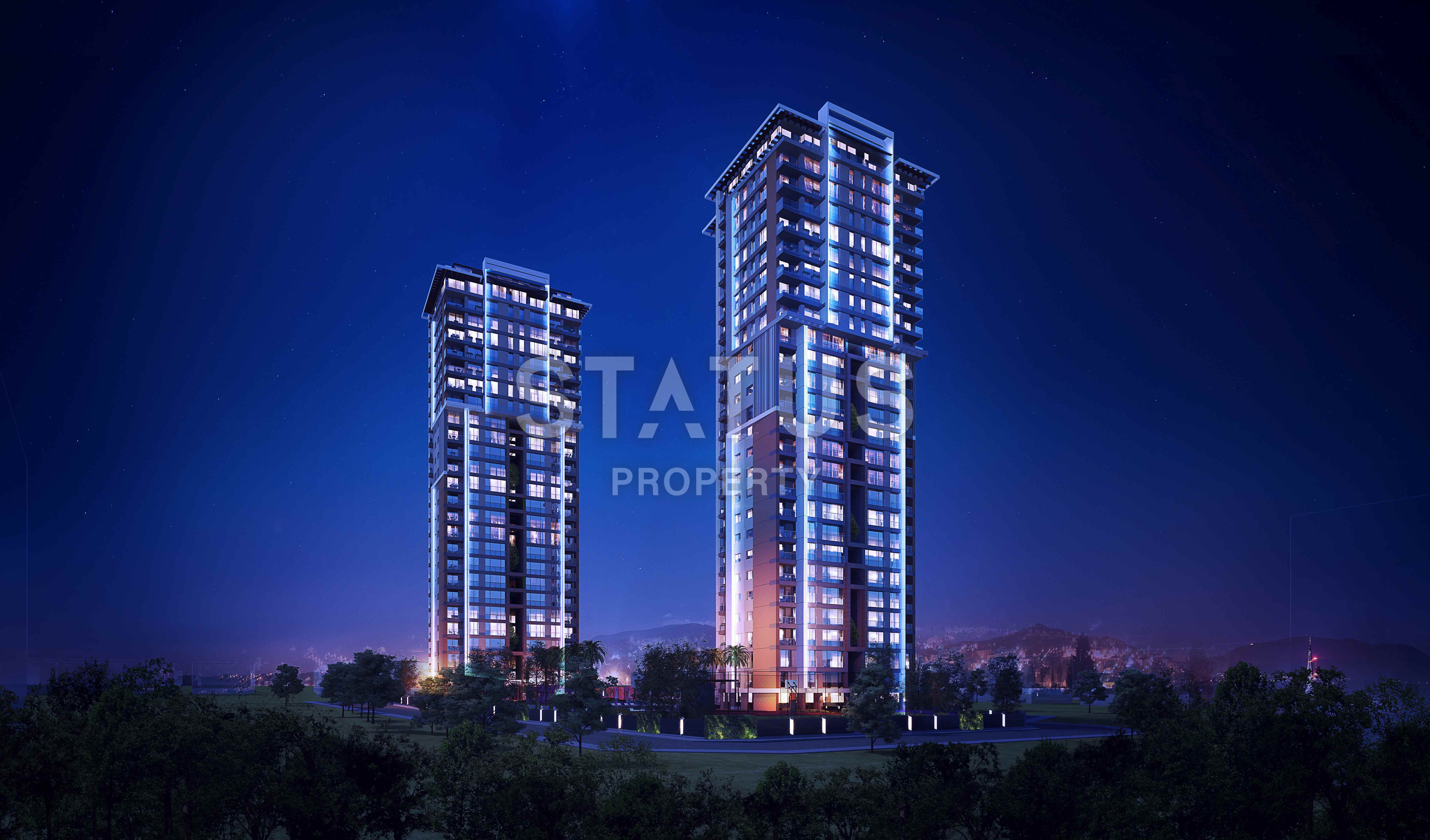 Апартаменты в новом комплексе с инфраструктурой и видом на море. Картал, Стамбул. фото 4