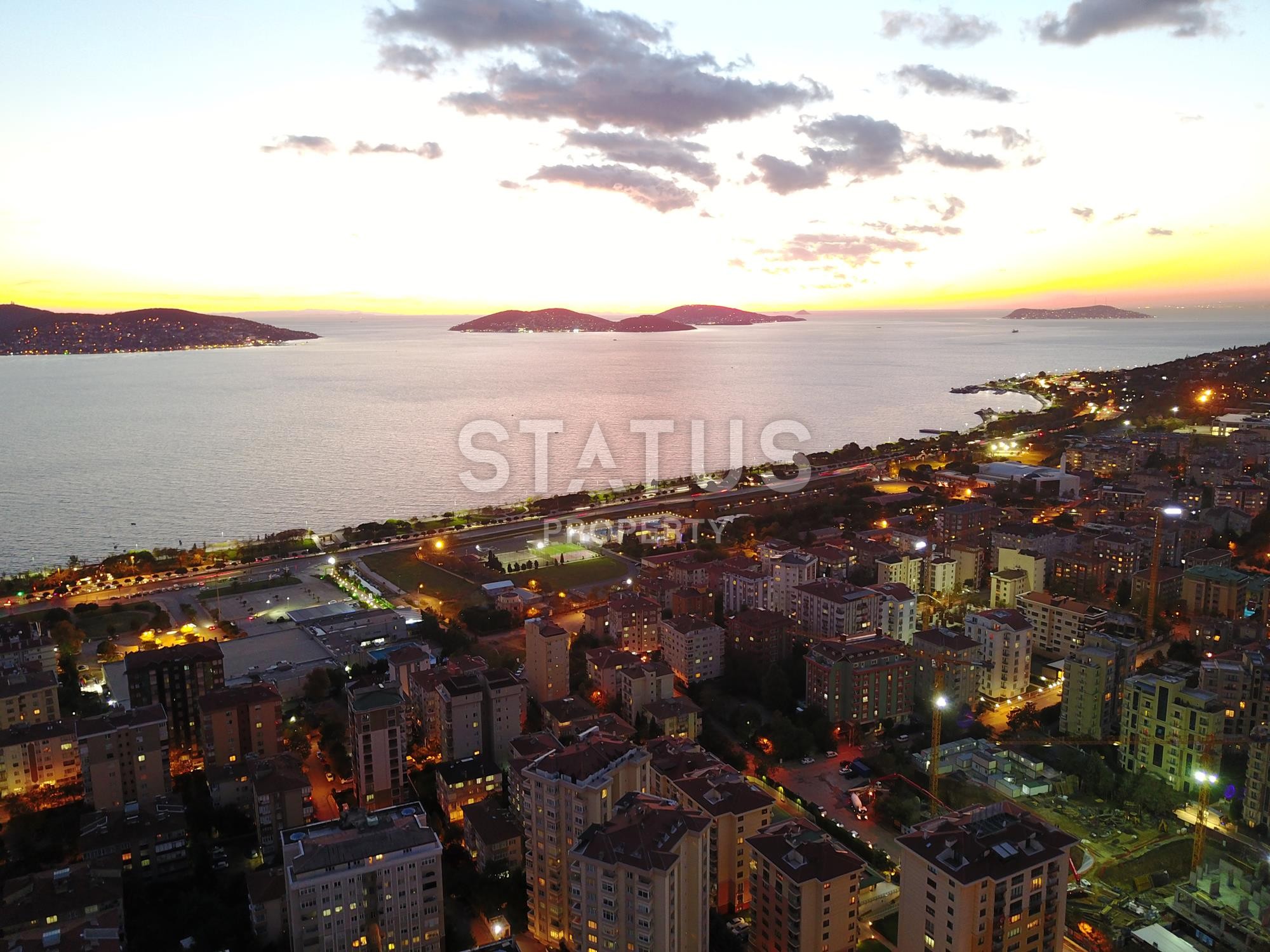 Апартаменты в новом комплексе с инфраструктурой и видом на море. Картал, Стамбул. фото 9