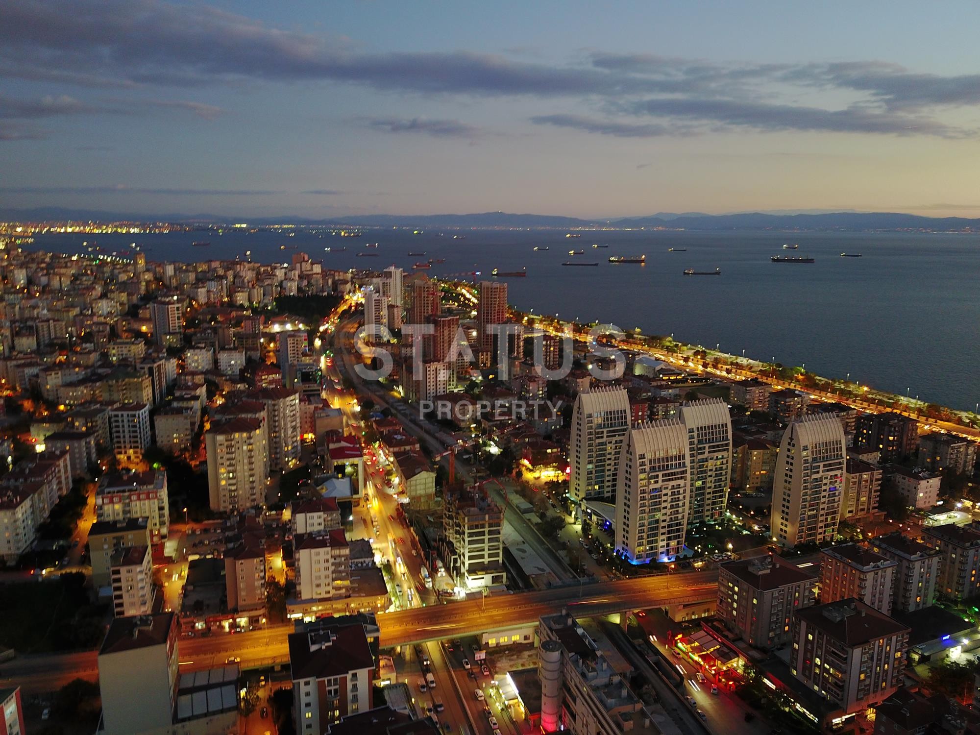 Апартаменты в новом комплексе с инфраструктурой и видом на море. Картал, Стамбул. фото 11