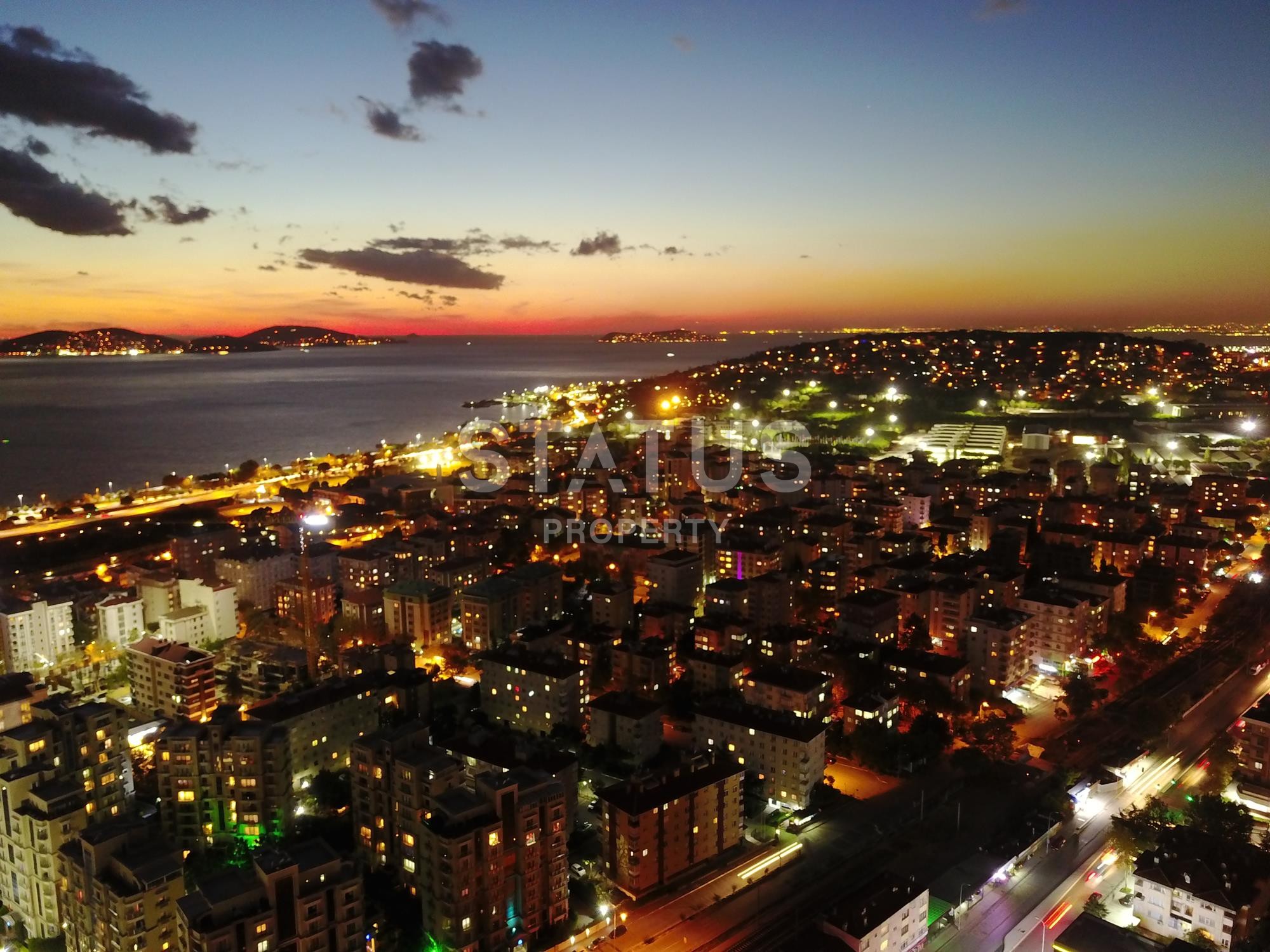 Апартаменты в новом комплексе с инфраструктурой и видом на море. Картал, Стамбул. фото 15