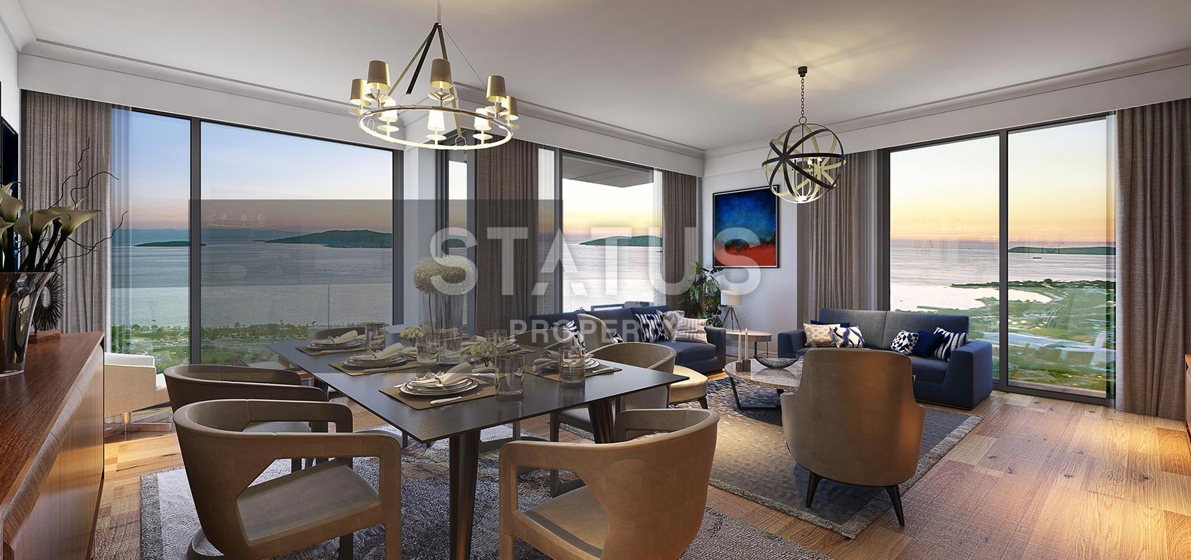 Апартаменты в новом комплексе с инфраструктурой и видом на море. Картал, Стамбул. фото 23