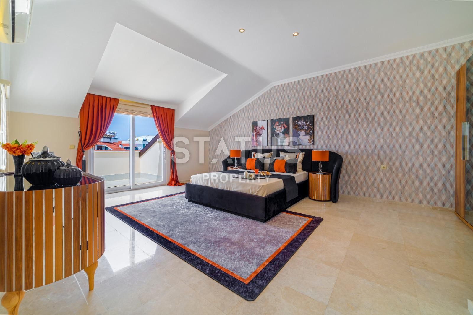 Duplex apartment 3+1, 210 m2 with sea view in Kestel, Alanya. фото 3