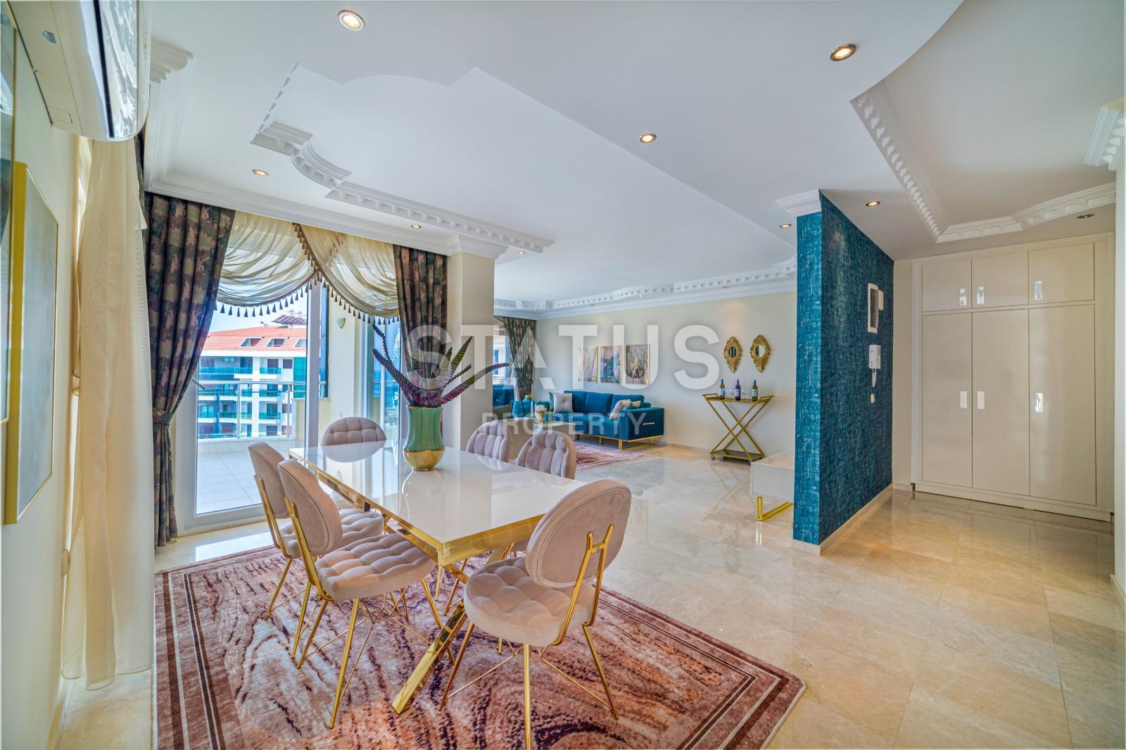 Duplex apartment 3+1, 210 m2 with sea view in Kestel, Alanya. фото 12