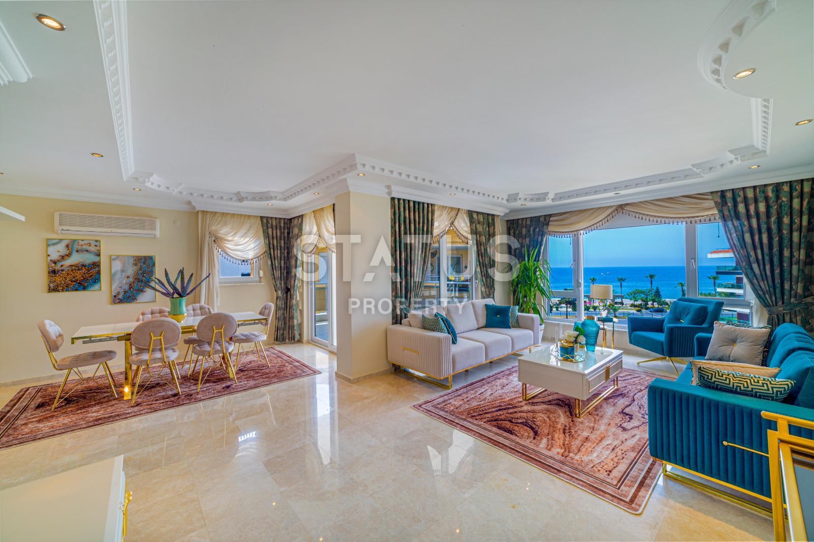 Duplex apartment 3+1, 210 m2 with sea view in Kestel, Alanya. фото 14