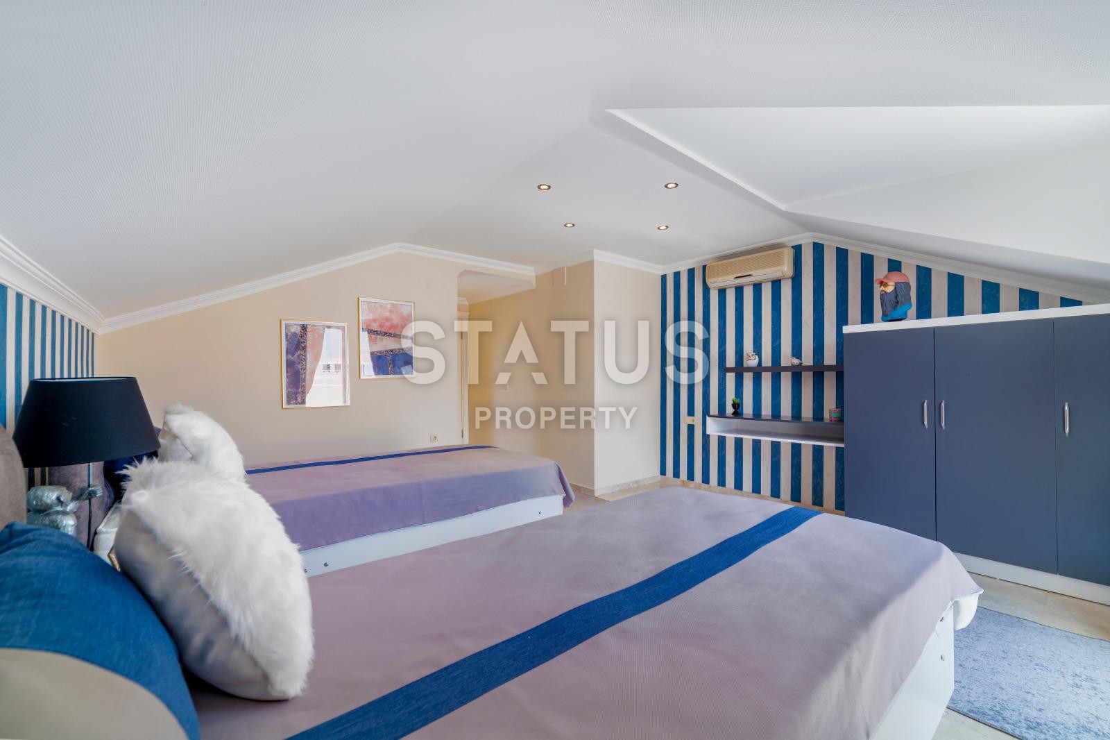 Duplex apartment 3+1, 210 m2 with sea view in Kestel, Alanya. фото 16