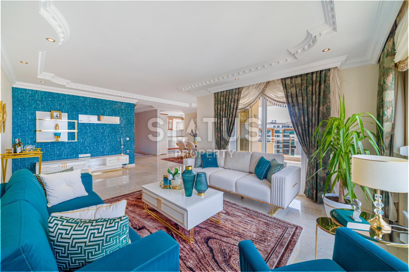 Duplex apartment 3+1, 210 m2 with sea view in Kestel, Alanya. фото 19