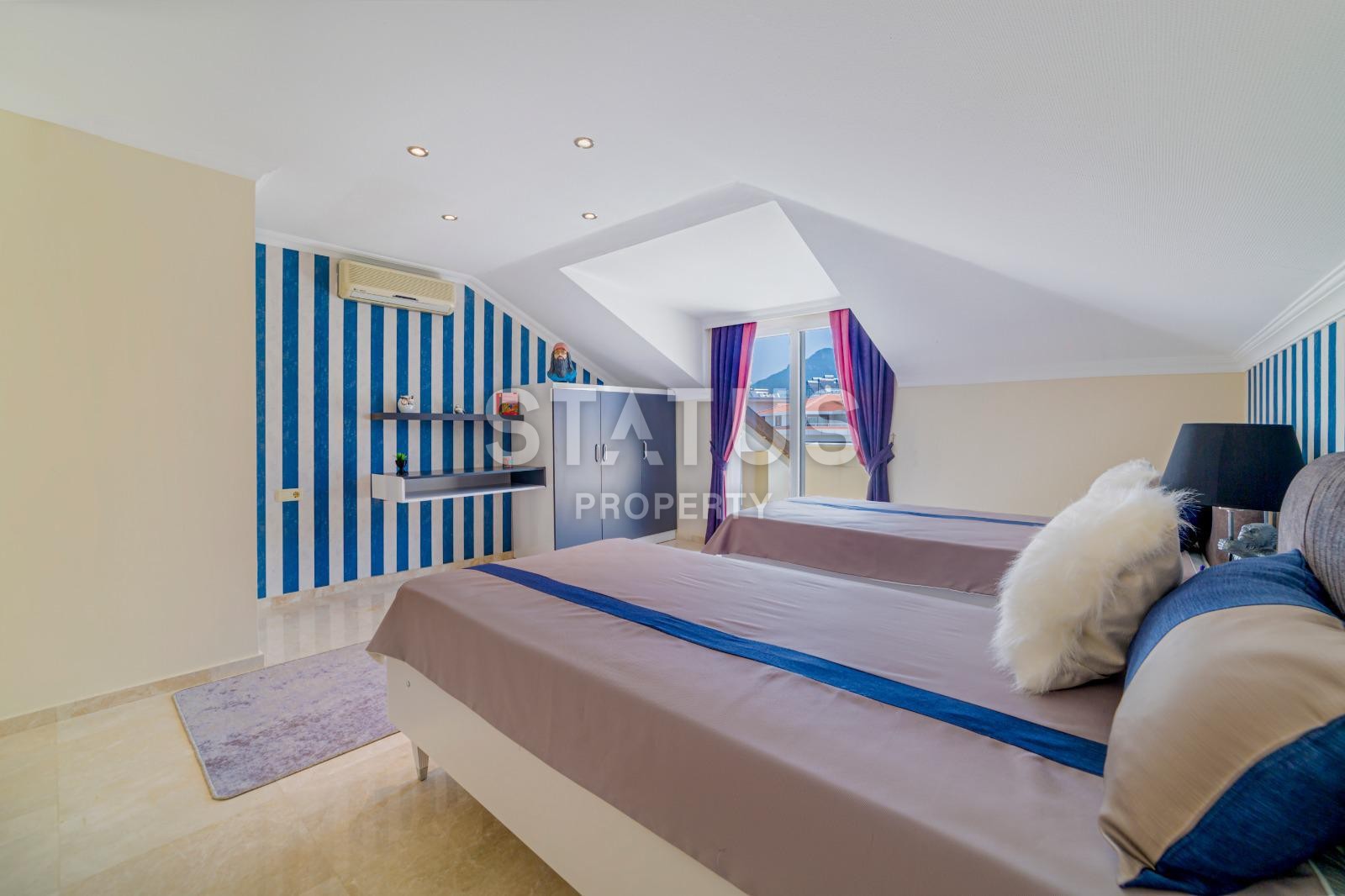 Duplex apartment 3+1, 210 m2 with sea view in Kestel, Alanya. фото 25