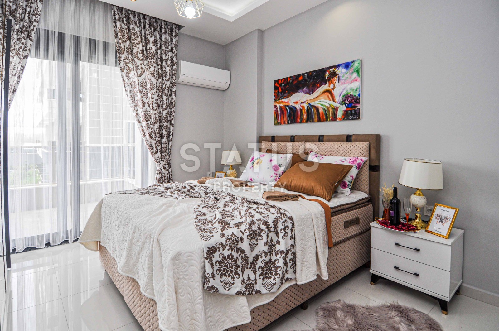 Двухуровневые меблированные апартаменты 2+1, 106м2 с выходом в сад. Каргыджак, Алания. фото 6