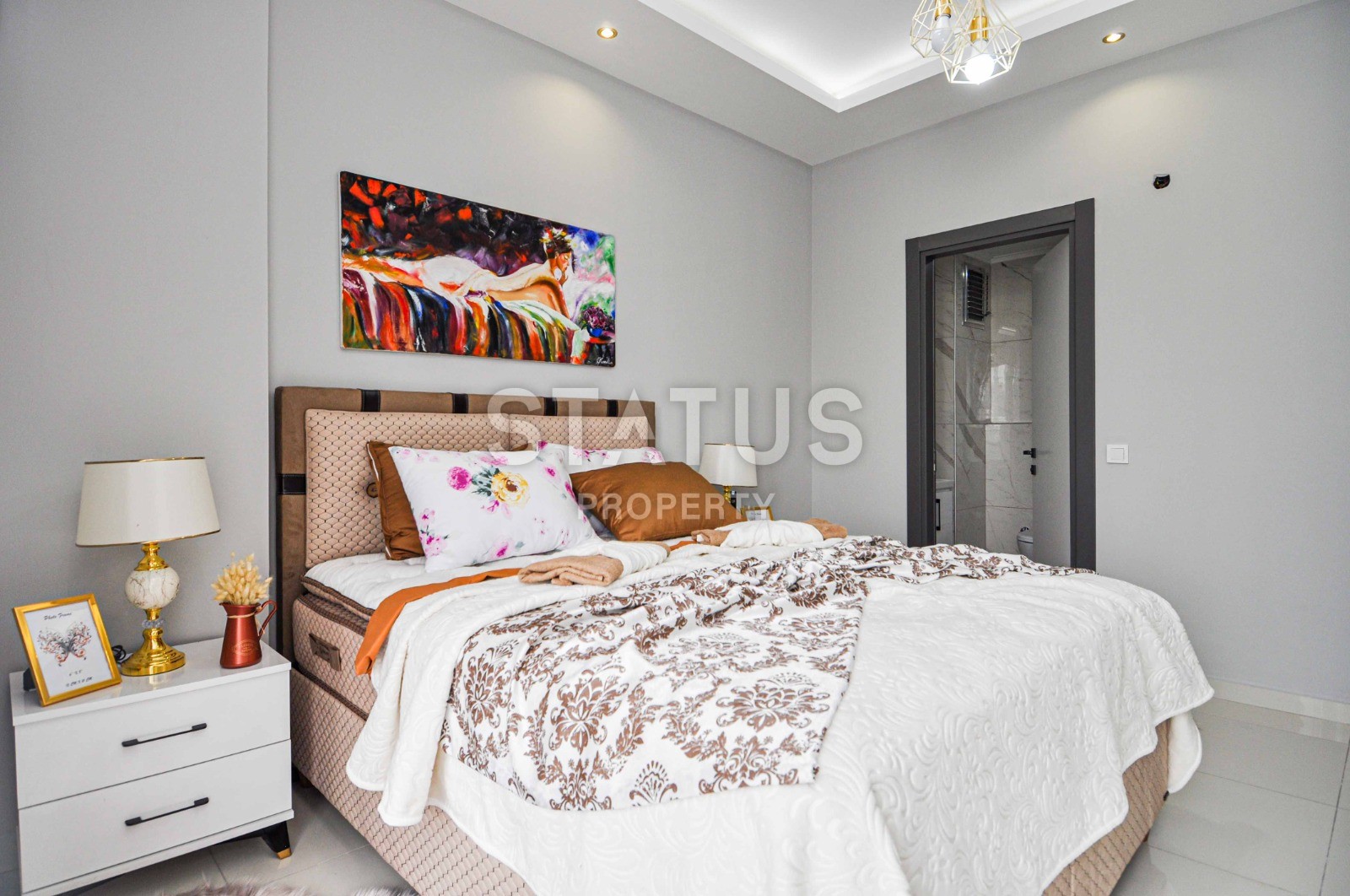 Двухуровневые меблированные апартаменты 2+1, 106м2 с выходом в сад. Каргыджак, Алания. фото 10