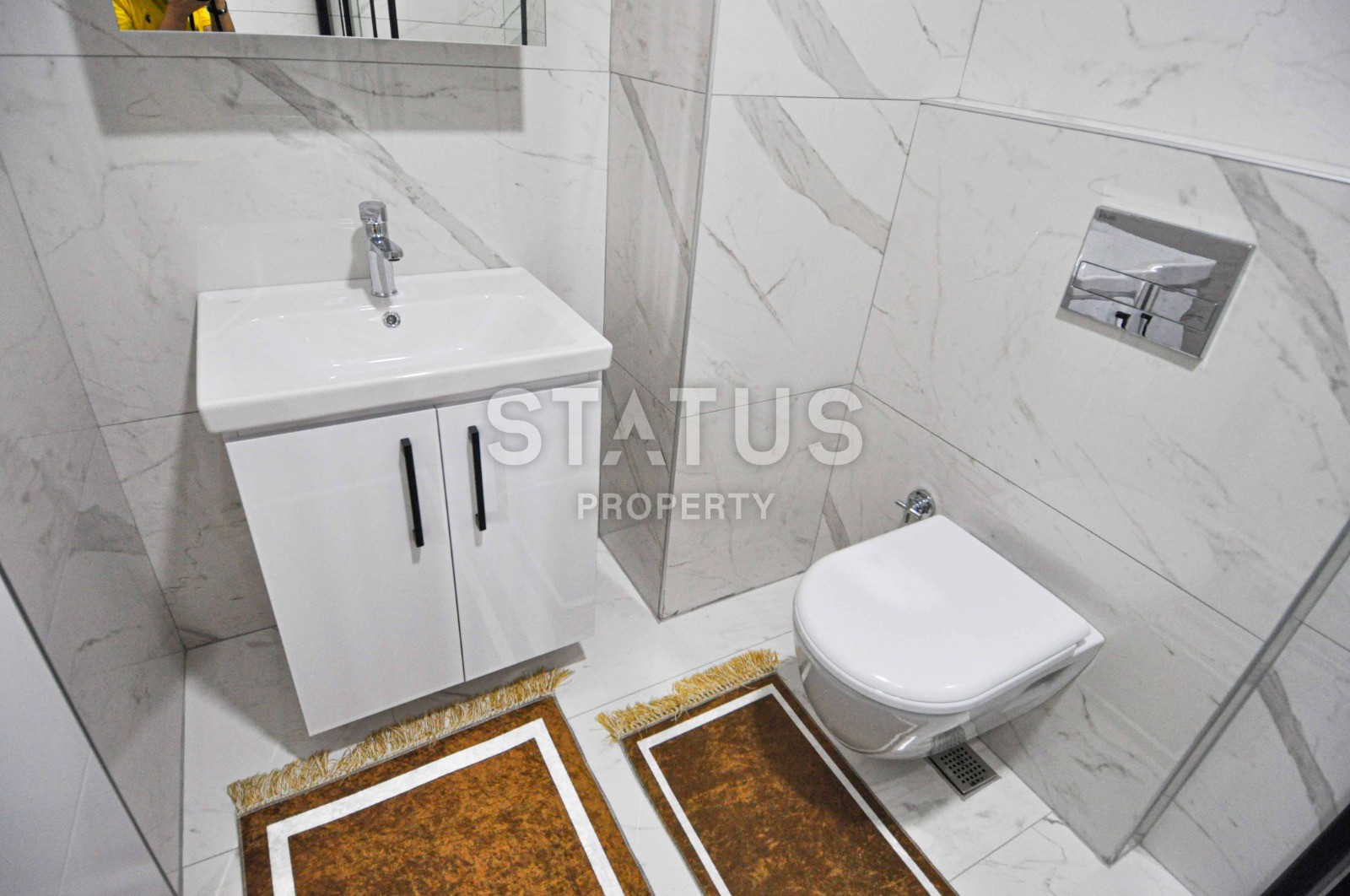 Двухуровневые меблированные апартаменты 2+1, 106м2 с выходом в сад. Каргыджак, Алания. фото 11