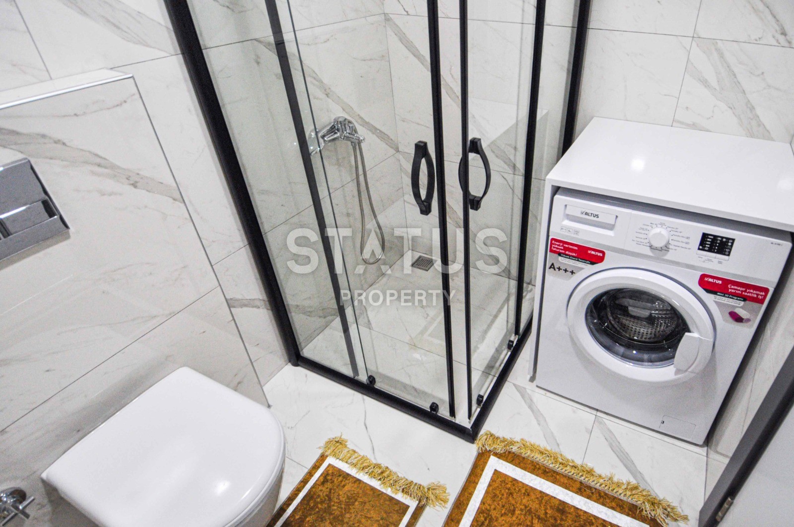 Двухуровневые меблированные апартаменты 2+1, 106м2 с выходом в сад. Каргыджак, Алания. фото 12