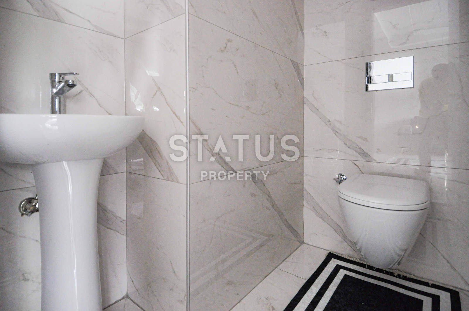 Двухуровневые меблированные апартаменты 2+1, 106м2 с выходом в сад. Каргыджак, Алания. фото 14