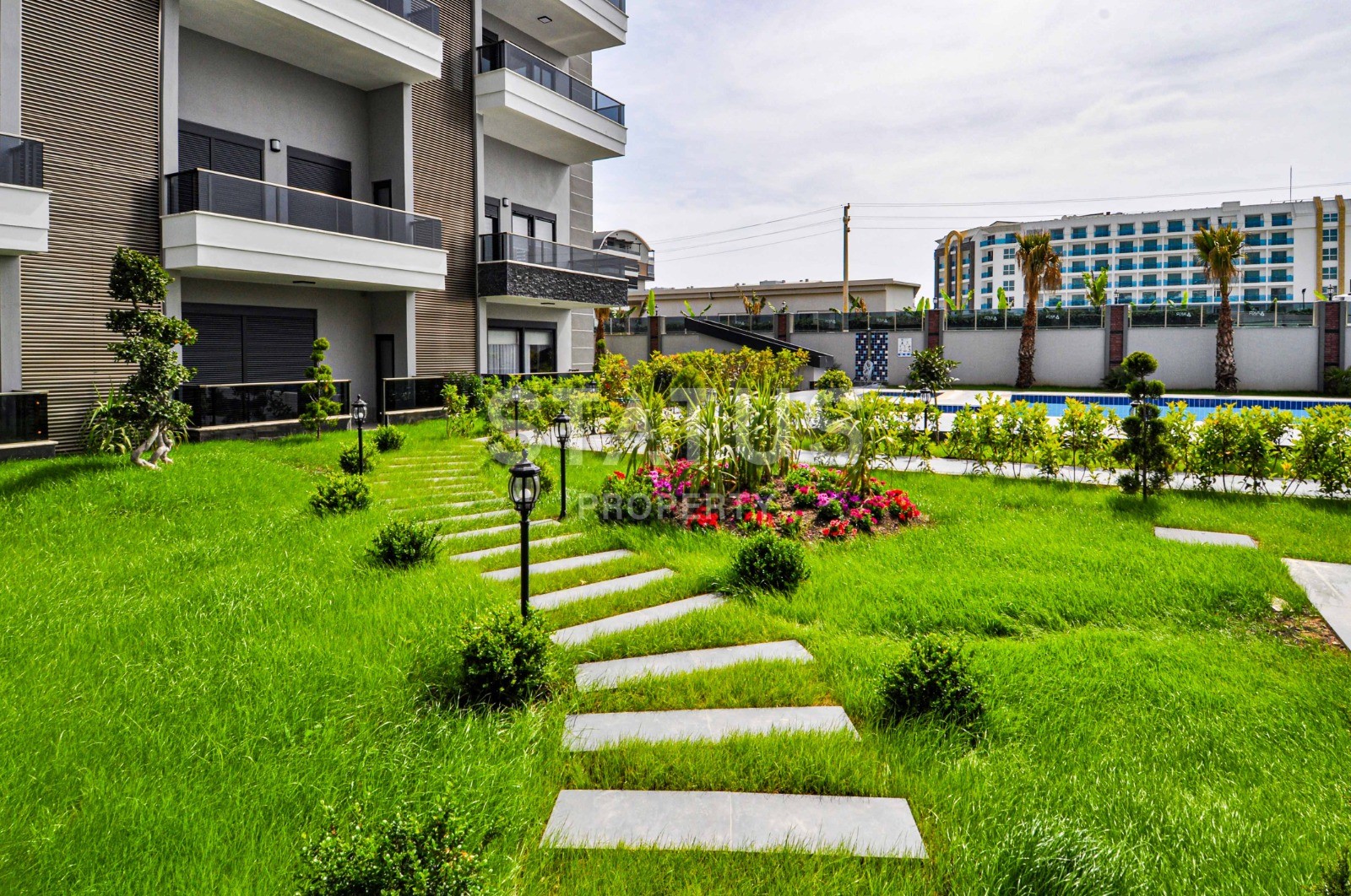 Двухуровневые меблированные апартаменты 2+1, 106м2 с выходом в сад. Каргыджак, Алания. фото 18