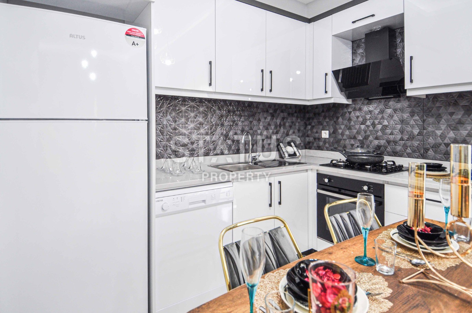 Двухуровневые меблированные апартаменты 2+1, 106м2 с выходом в сад. Каргыджак, Алания. фото 23