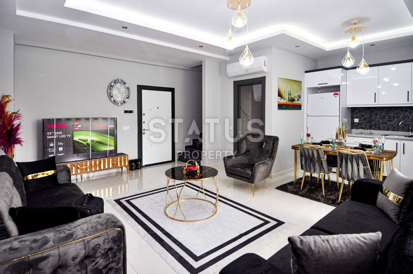 Двухуровневые меблированные апартаменты 2+1, 106м2 с выходом в сад. Каргыджак, Алания. фото 26