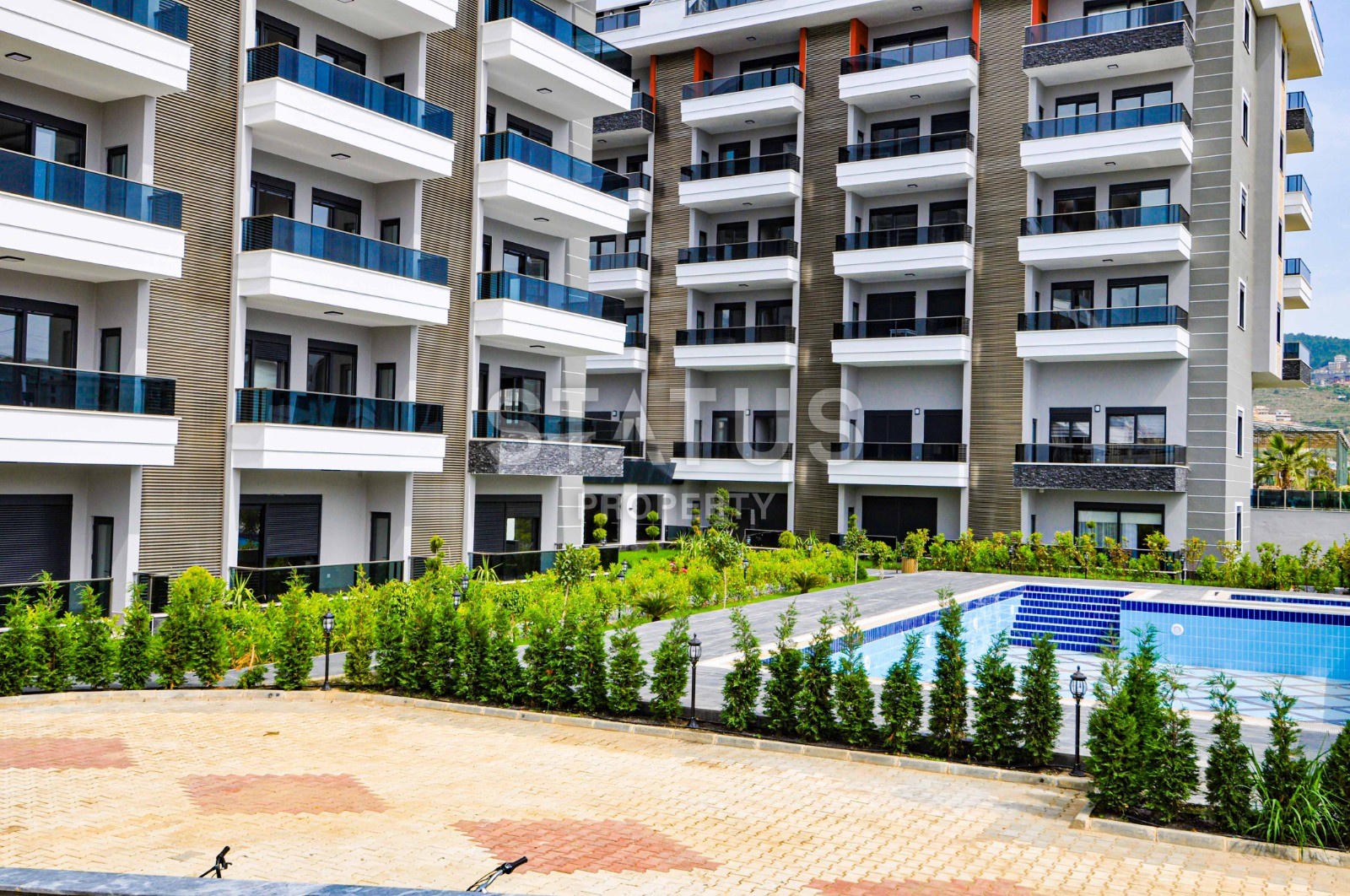 Двухуровневые меблированные апартаменты 2+1, 106м2 с выходом в сад. Каргыджак, Алания. фото 35