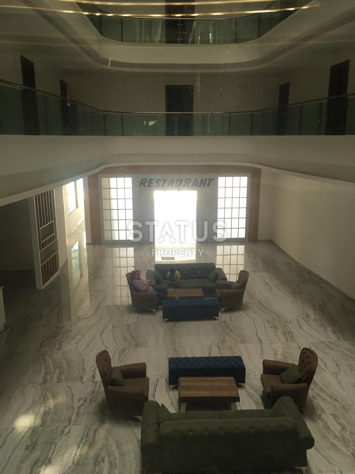 Меблированные апартаменты 1+1, 82 м2 с концепцией отеля в Махмутларе. фото 14