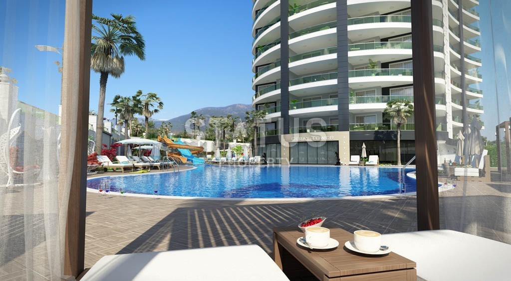 Меблированные апартаменты 1+1, 82 м2 с концепцией отеля в Махмутларе. фото 24