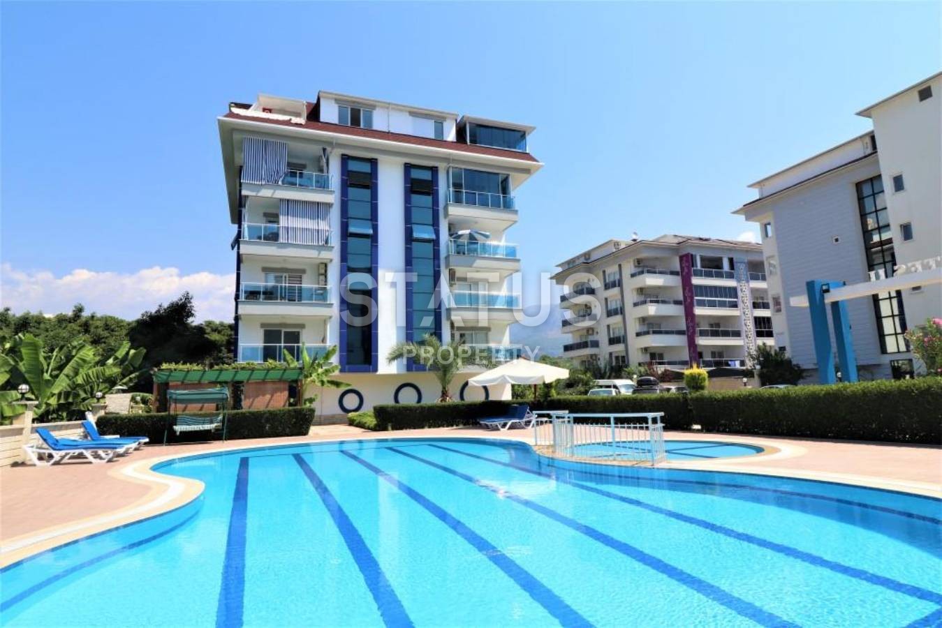 Уютные апартаменты 2+1 возле моря в элитном районе Кестель, 90 м2. фото 1