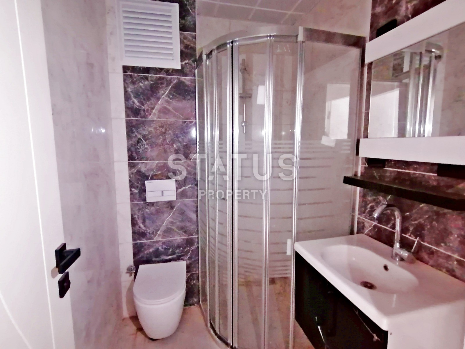 Квартира 1+1, 60 кв.м. в новом доме всего в 350 метрах от пляжа. Махмутлар, Алания. фото 10