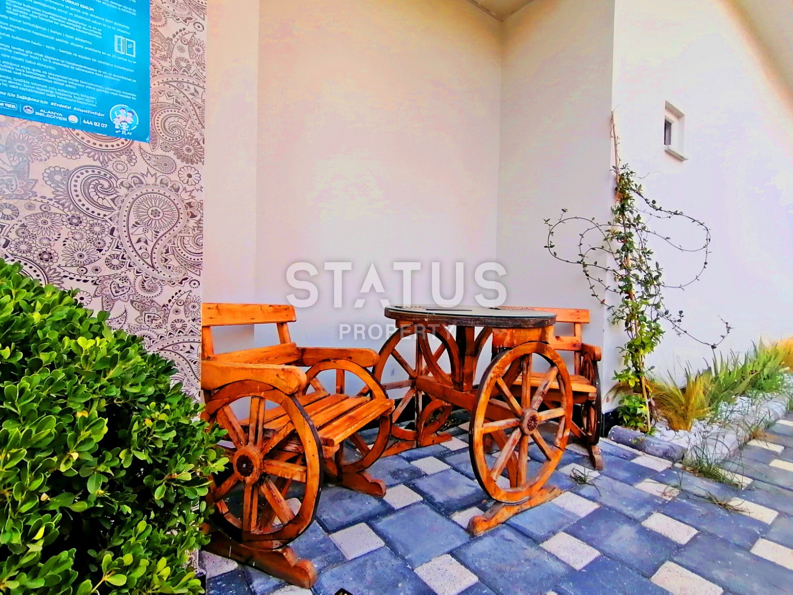 Квартира 1+1, 60 кв.м. в новом доме всего в 350 метрах от пляжа. Махмутлар, Алания. фото 27