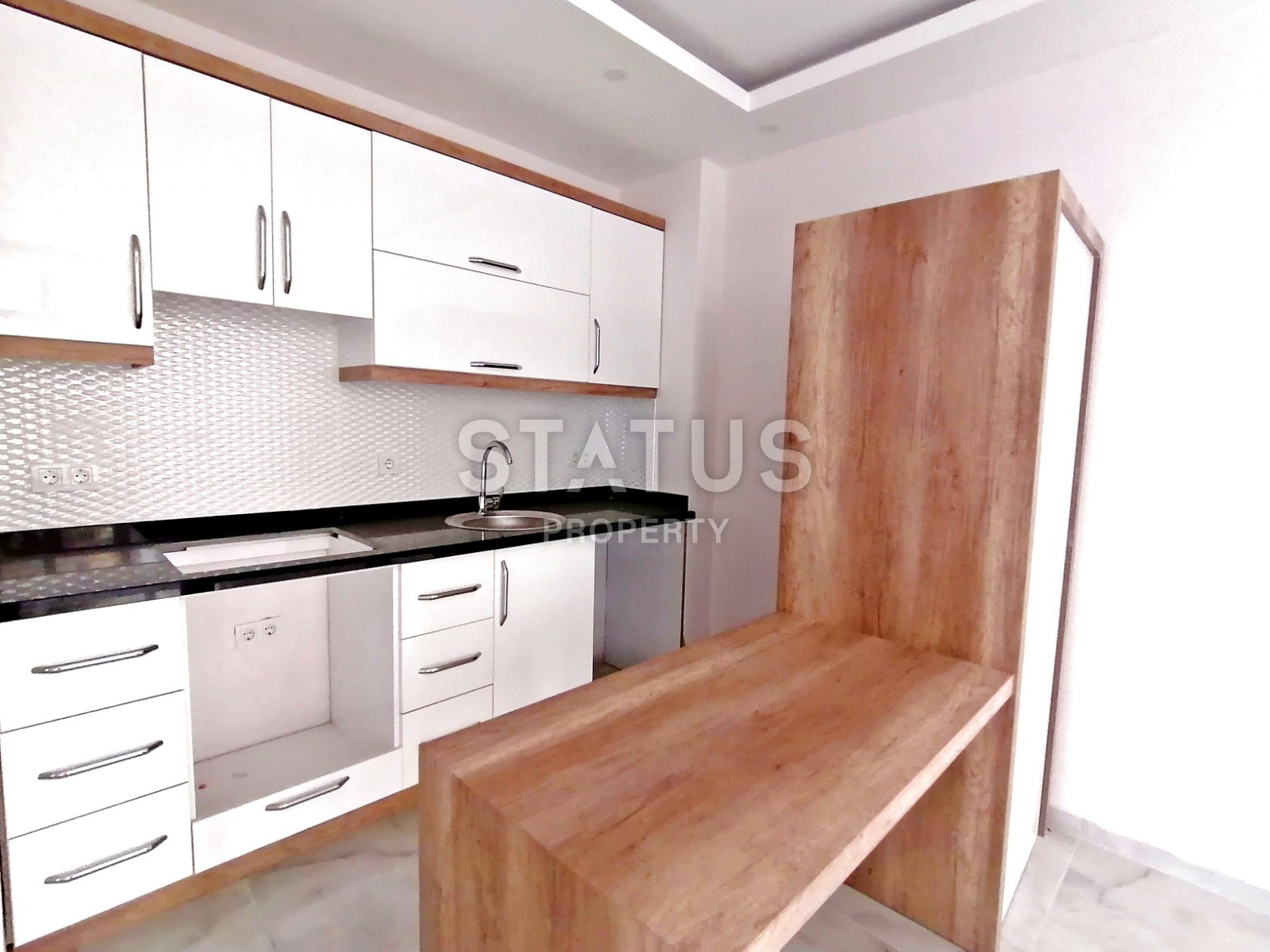 Квартира 1+1, 60 кв.м. в новом доме всего в 350 метрах от пляжа. Махмутлар, Алания. фото 28