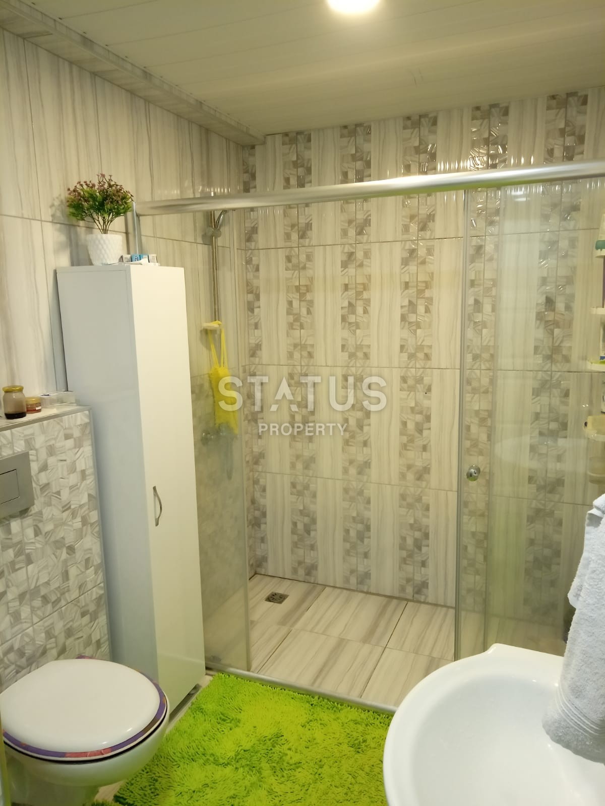 Spacious two-room apartment 65 sq.m. overlooking nature. Mahmutlar, Alanya. фото 4