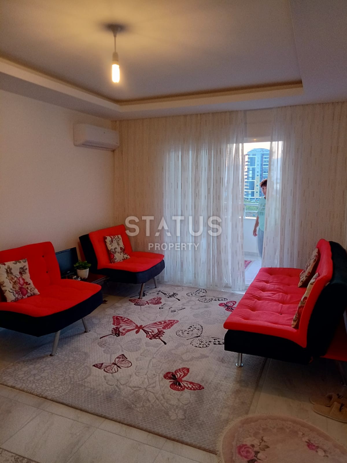 Spacious two-room apartment 65 sq.m. overlooking nature. Mahmutlar, Alanya. фото 7
